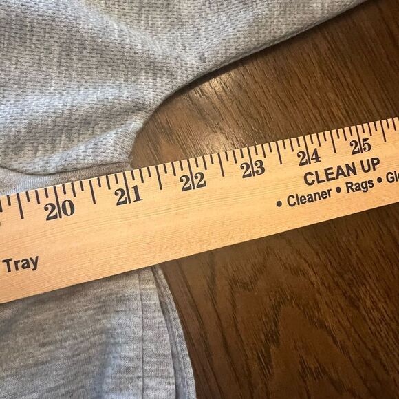 Gray Tulane University crop bottom tie  Hoodie. Back cutout. Women XL - Picture 5 of 5